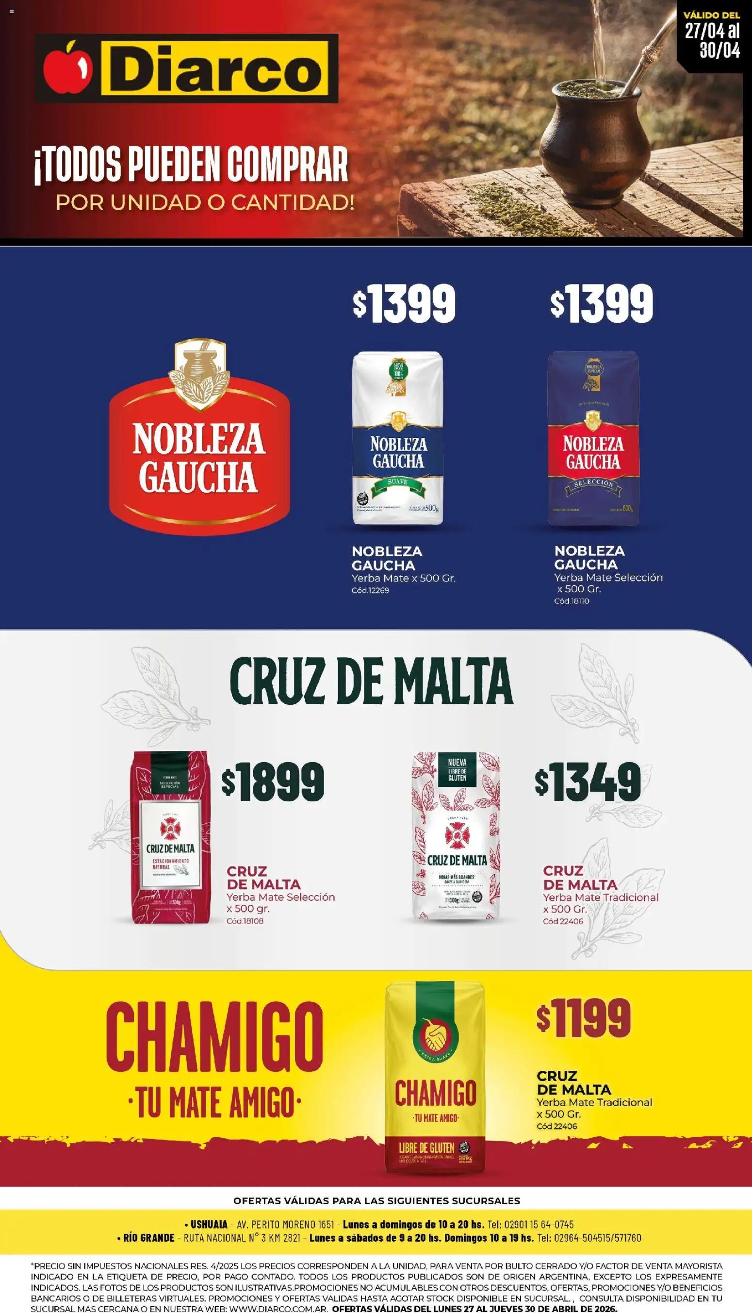 Vista previa del folleto de la tienda Diarco válido desde el 27/04/2026 