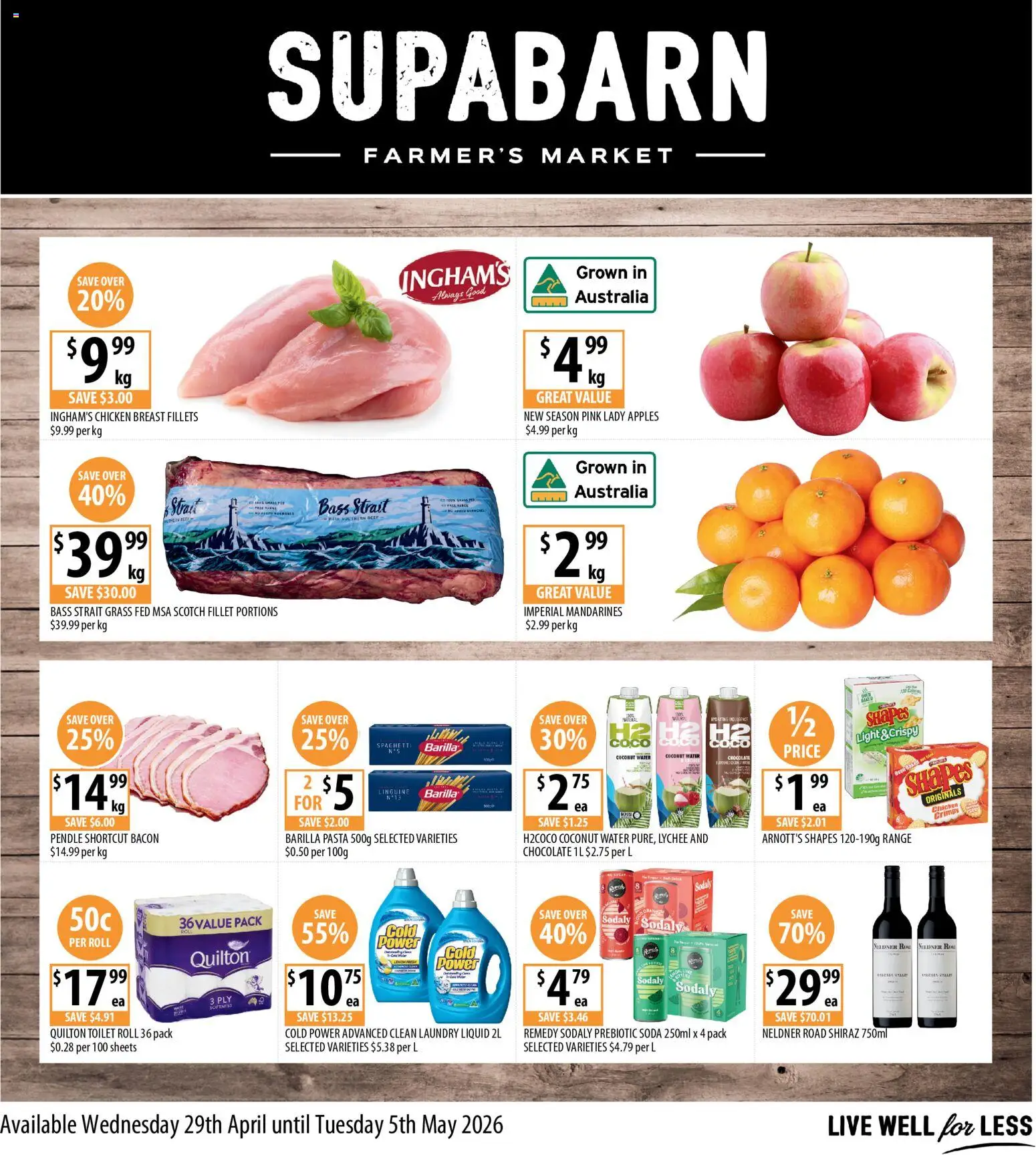 Preview of catalogue Supabarn catalogue from shop Supabarn valid 29/04/2026
