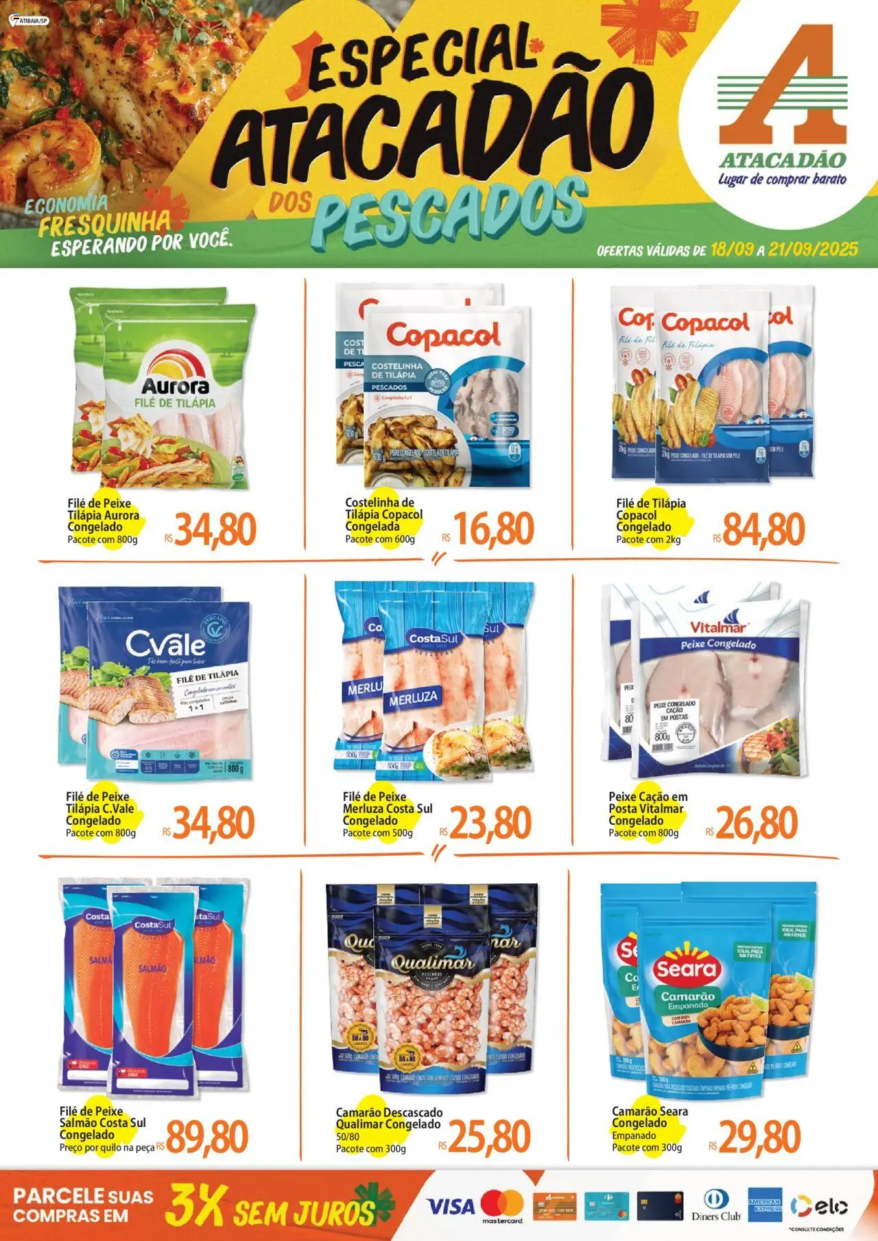 Atacadão folheto "Ofertas - SP" válido a partir de 18/09/2025 - número de página 1