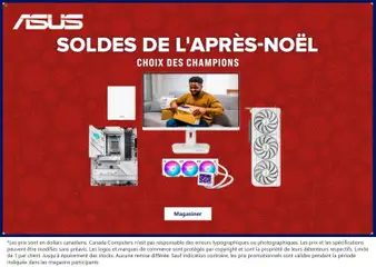 Un aperçu du dépliant Circulaire du magasin Canada Computers est valide à partir 26 déc. 2025