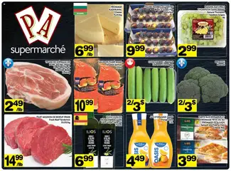 Preview of leaflet Weekly flyer / circulaire from shop Pa Supermarché is valid from Aug 18, 2025