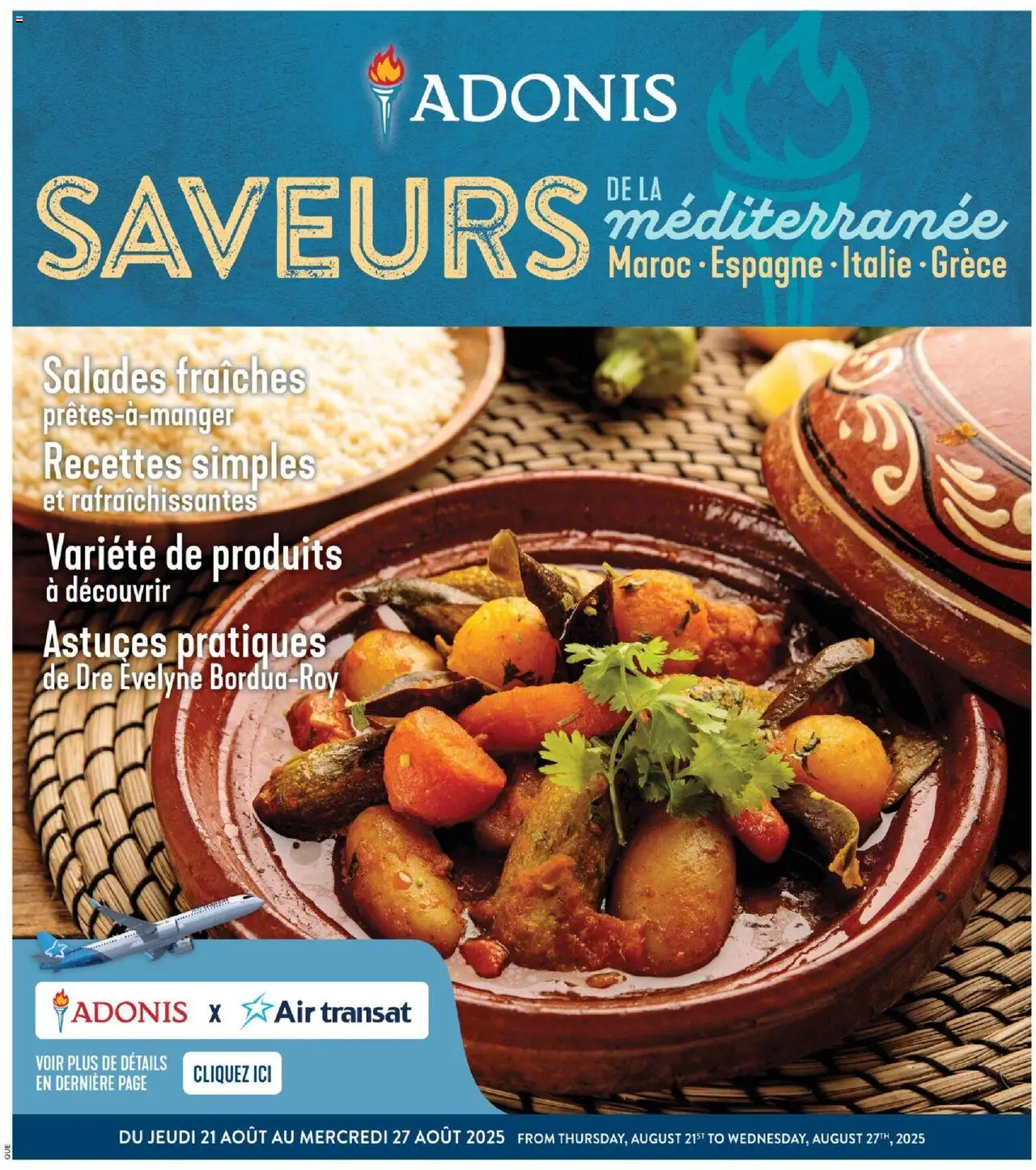 Adonis flyer valid from Aug 21, 2025 - page number 1