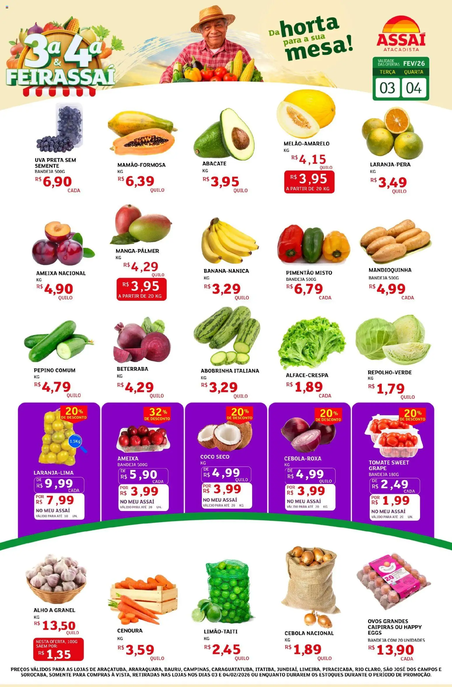 Pré-Visualização do folheto "Encarte - SP" da loja Assaí Atacadista válido a partir de 03/02/2026