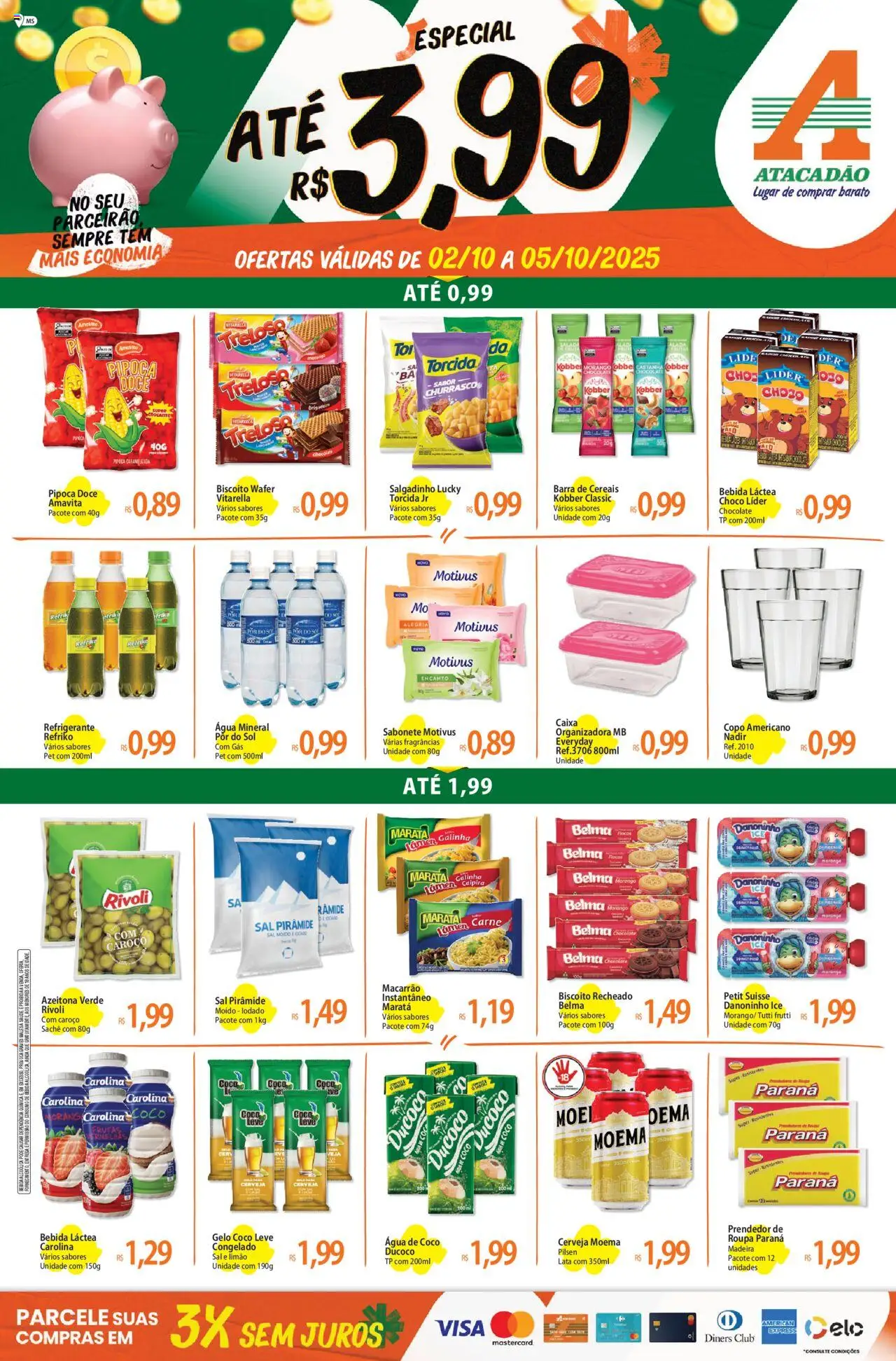 Atacadão folheto "Ofertas - MS" válido a partir de 02/10/2025 - número de página 1