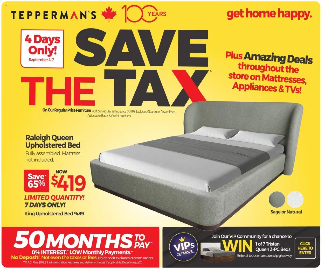 Tepperman's flyer valid from Sep 04, 2025 - page number 1