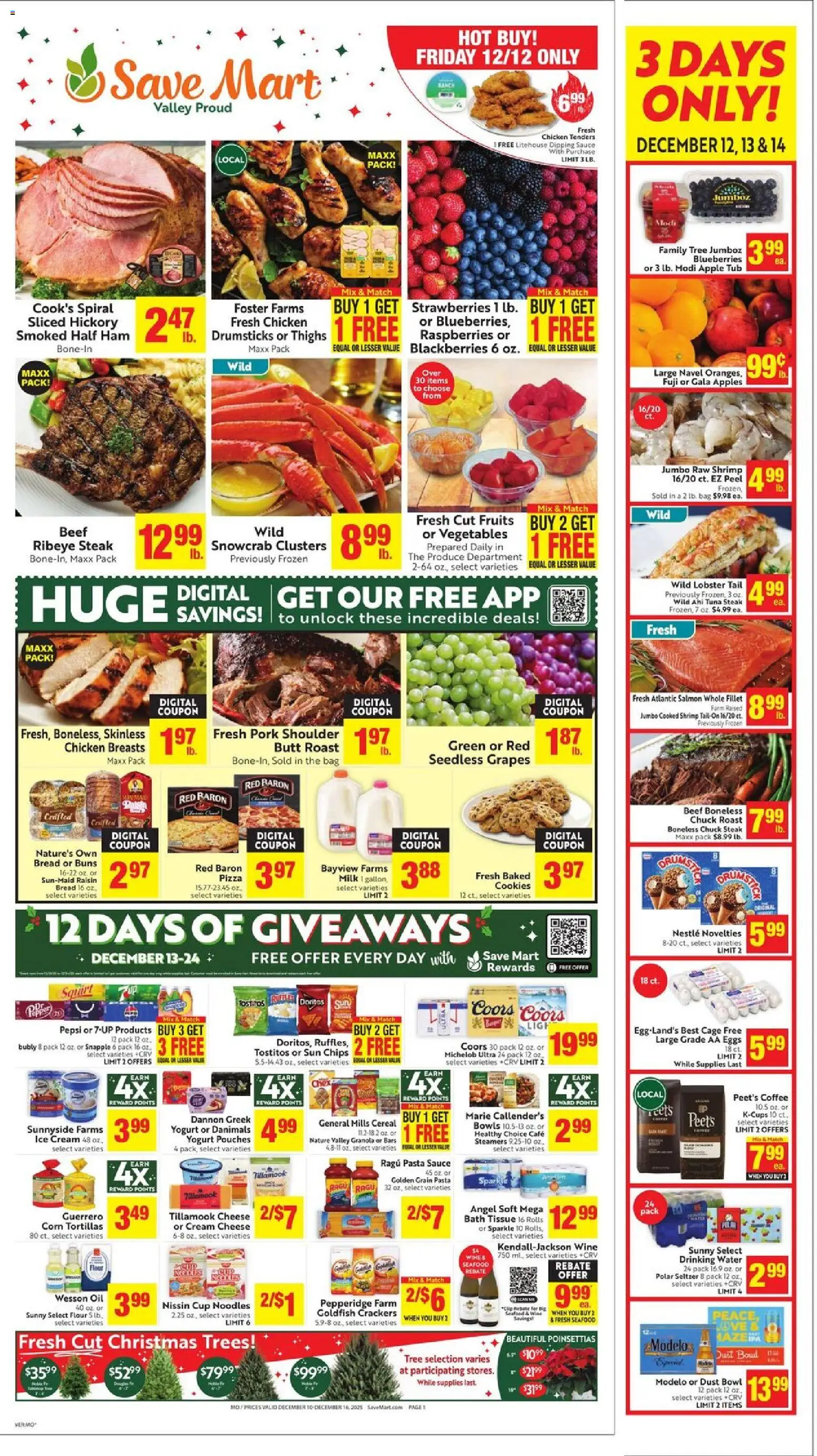 Ad Preview of Save Mart Weekly Ad from 12/10/2025