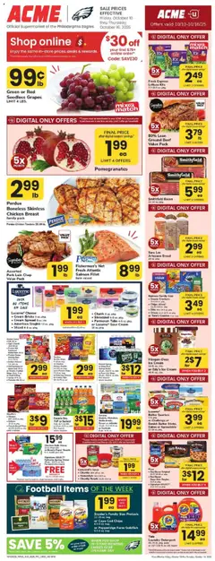 Ad Preview of Acme Weekly Ad - PA from 10/10/2025