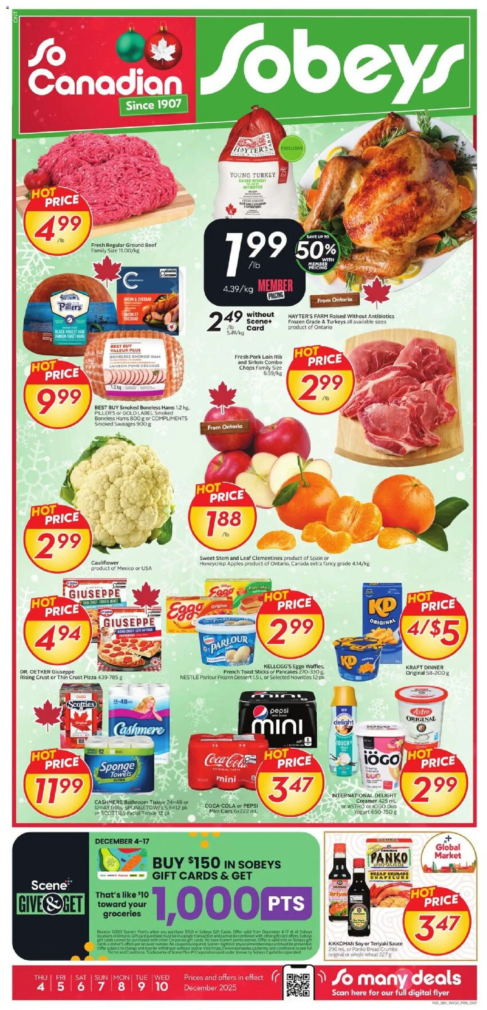 Preview of leaflet Weekly flyer / circulaire from shop Sobeys is valid from Dec 04, 2025