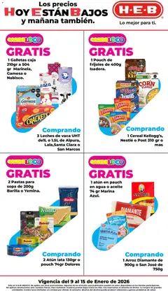 Vista previa las ofertas de la tienda H-E-B - Folleto desde el 09/01/2026 