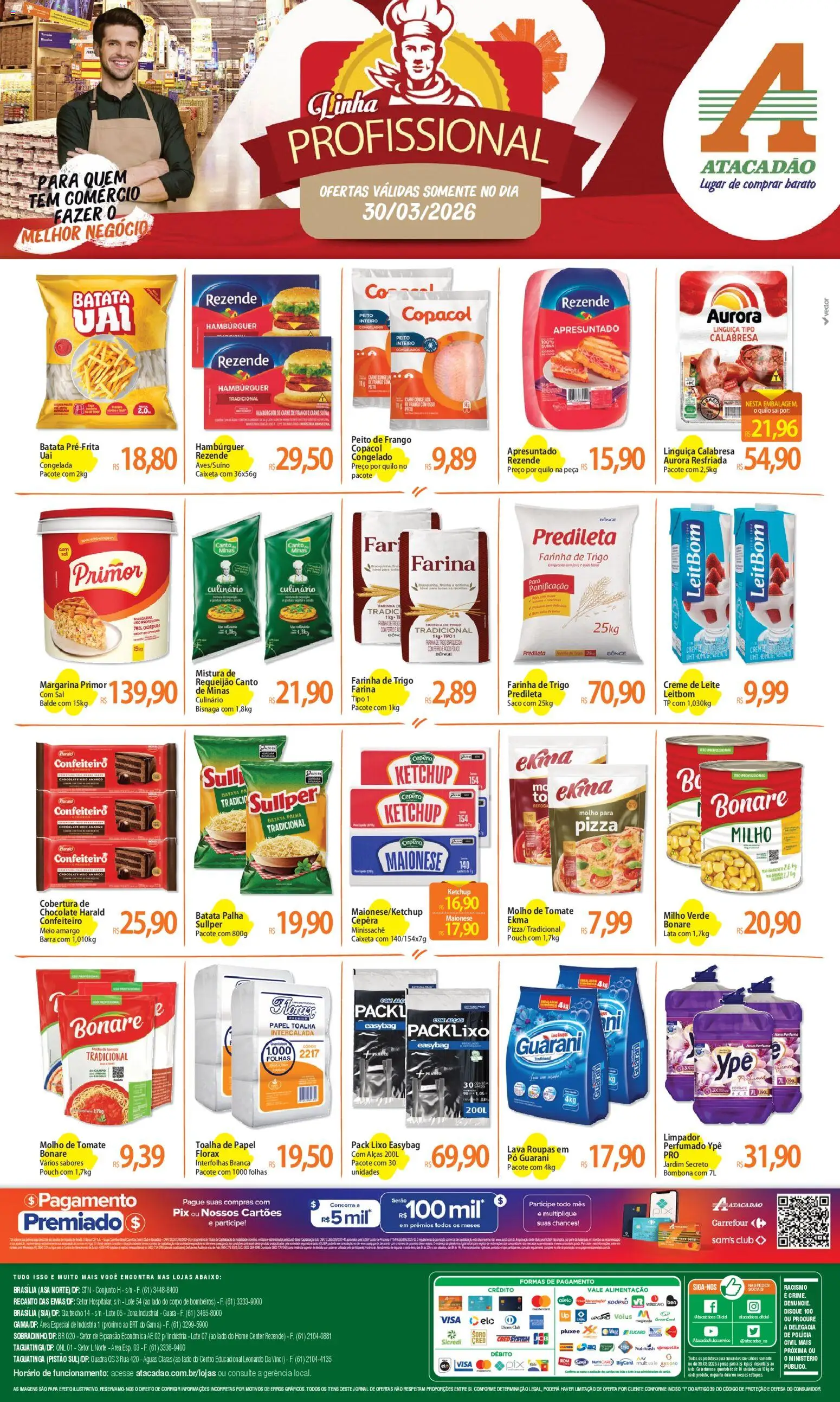 Pré-Visualização do folheto "Atacadão ofertas - DF" da loja Atacadão válido a partir de 30/03/2026