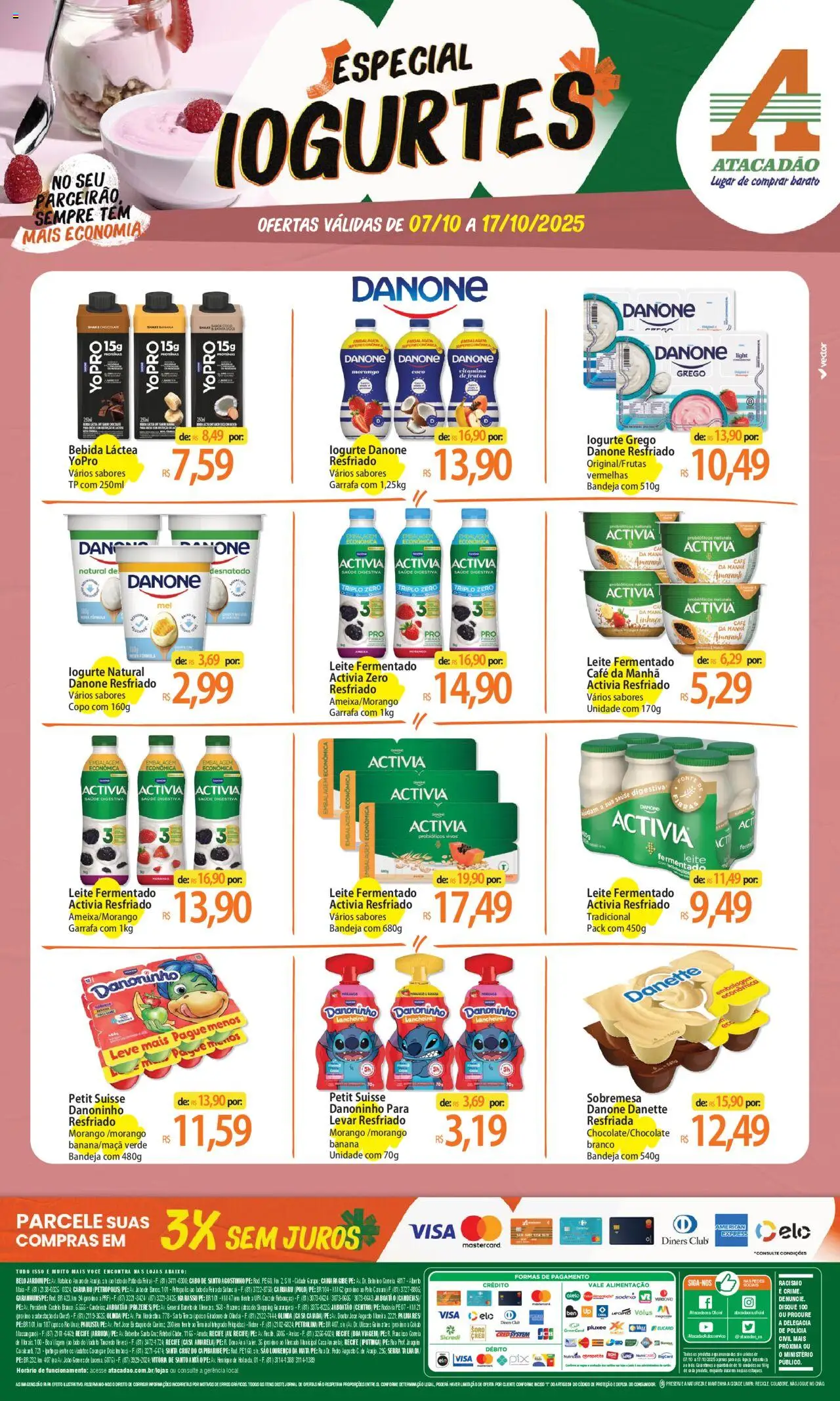 Atacadão folheto "Ofertas - PE" válido a partir de 07/10/2025 - número de página 1