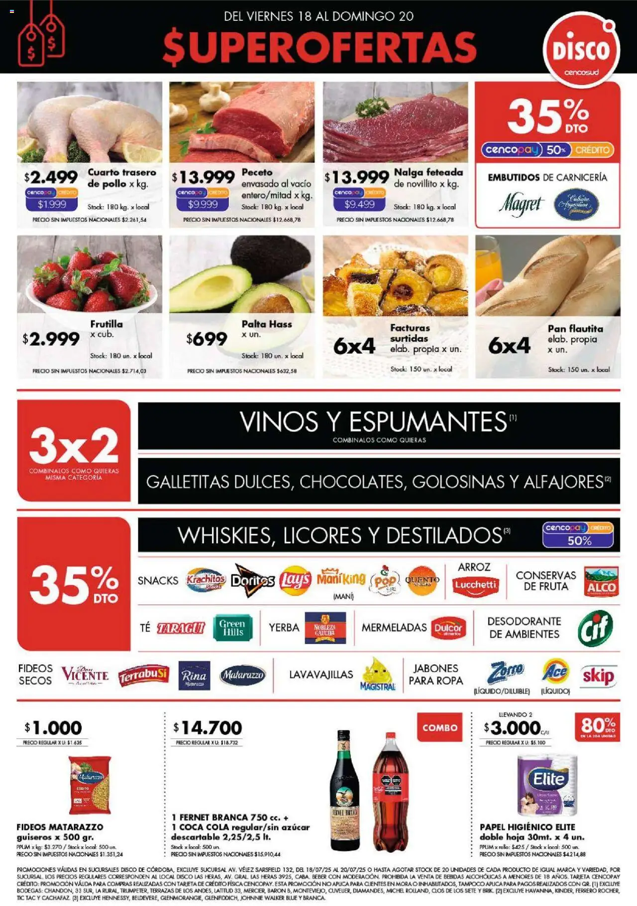 Disco Ofertas - Córdoba del 18/07/2025 Online