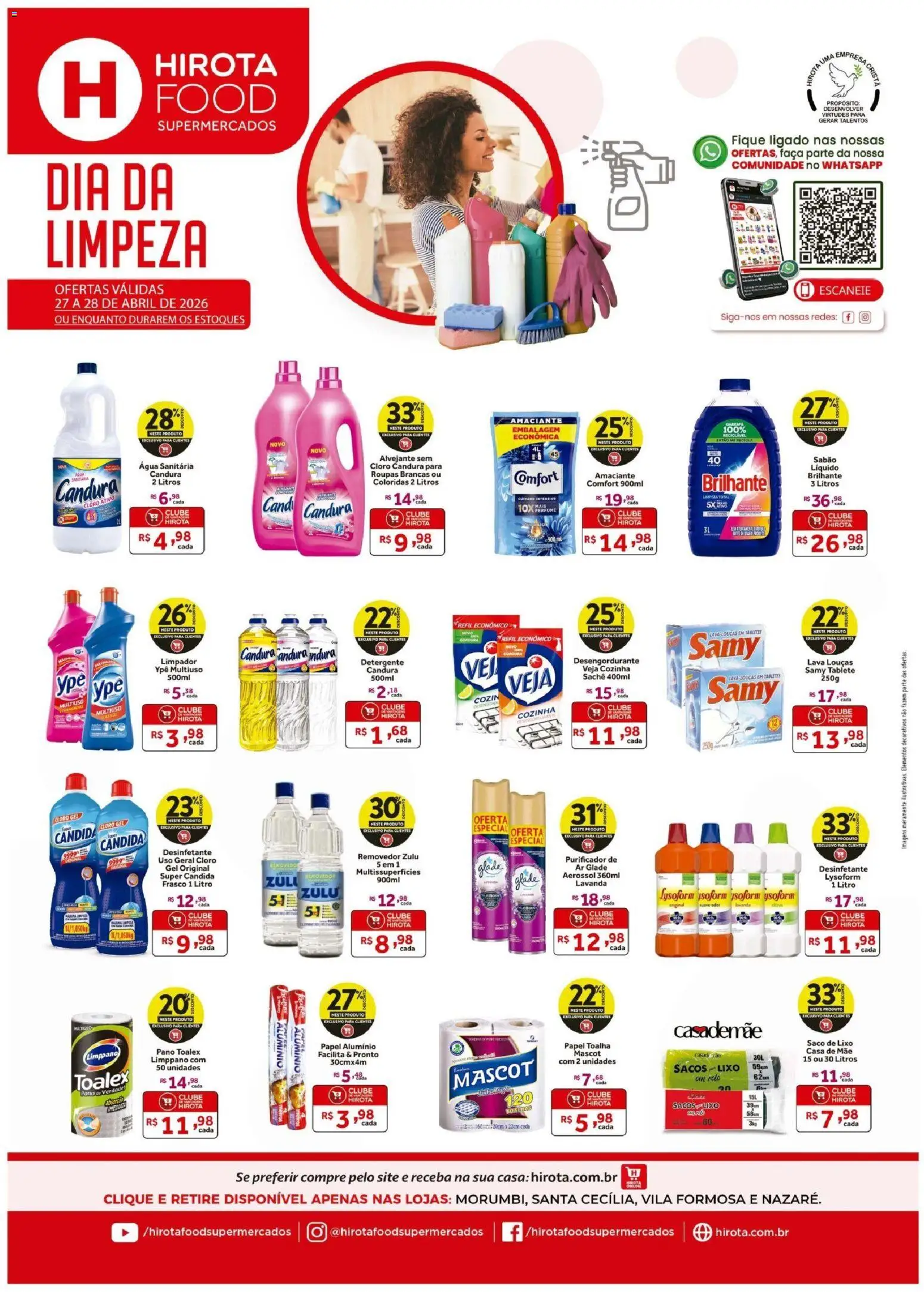 Pré-Visualização do folheto "Hirota Food ofertas Dia da Limpeza " da loja Hirota Food válido a partir de 27/04/2026
