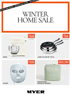 Preview of catalogue Myer Winter Home Sale from shop Myer valid 08/04/2026