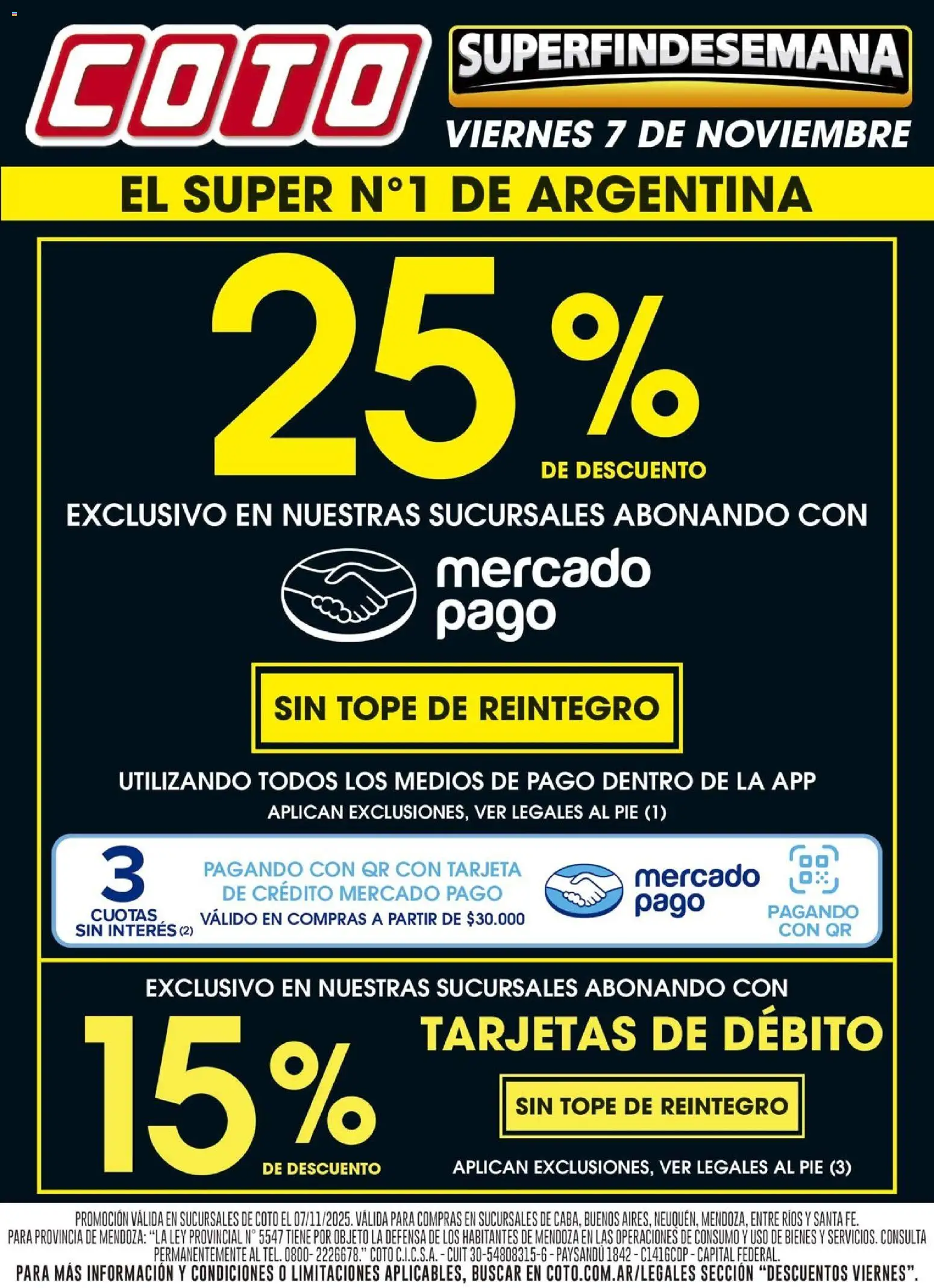 Vista previa del folleto de la tienda Coto válido desde el 07/11/2025 