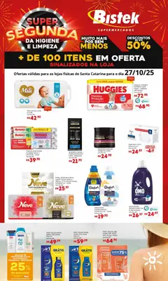 Pré-Visualização do folheto "Ofertas Super Segunda" da loja Bistek Supermercados válido a partir de 27/10/2025