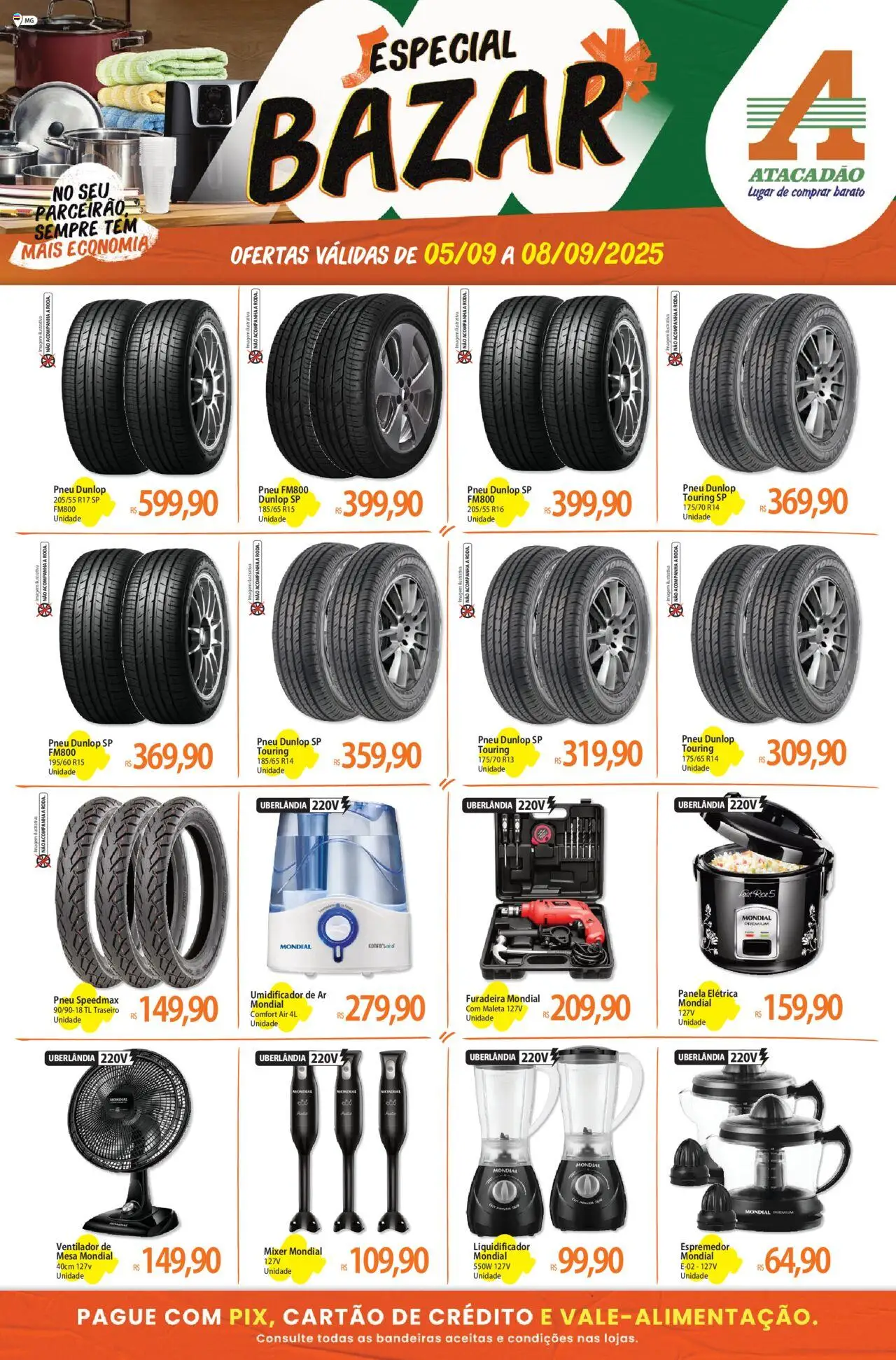 Atacadão folheto "Ofertas - MG" válido a partir de 05/09/2025 - número de página 1