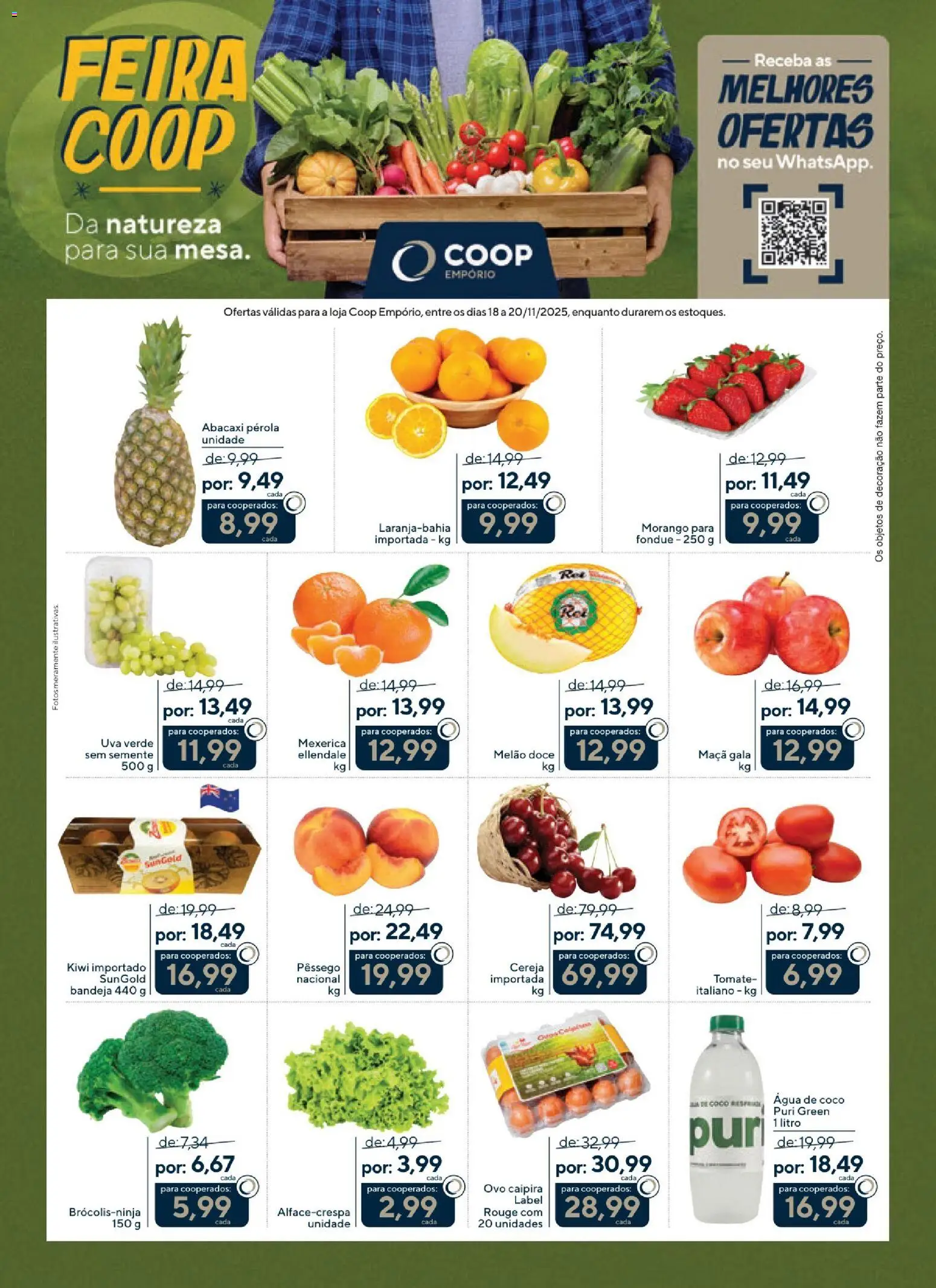 Pré-Visualização do folheto "Ofertas do Açougue Benassi" da loja Coop válido a partir de 18/11/2025