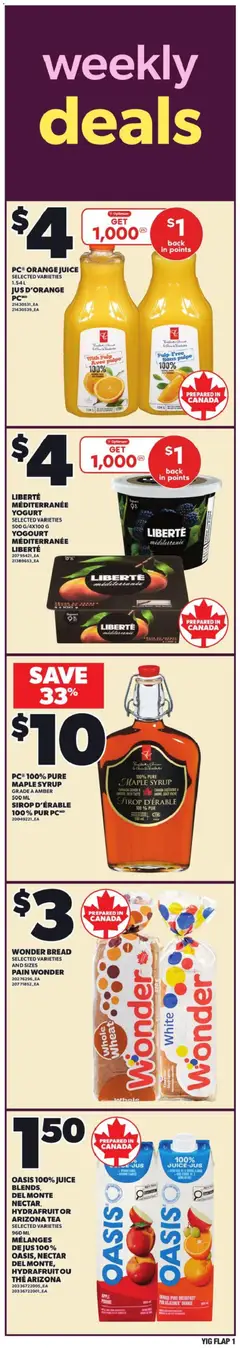 Preview of leaflet Weekly flyer / circulaire from shop Independent Grocer is valid from Jan 15, 2026