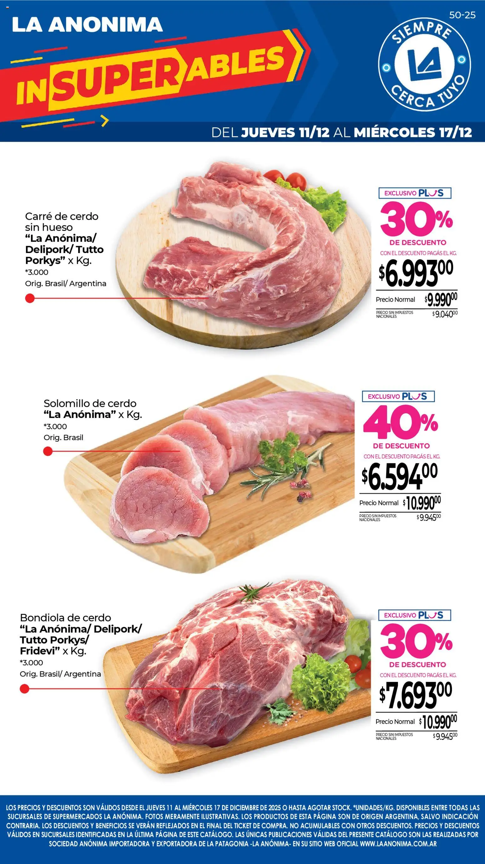 Vista previa del folleto de la tienda La Anonima válido desde el 11/12/2025 