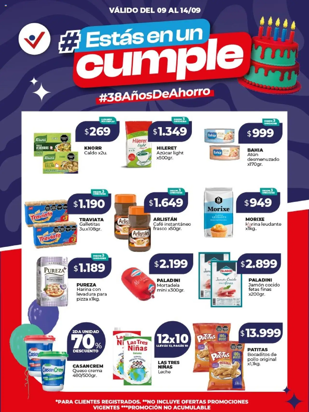 Vital EstásEnUnCumple | Ofertas destacadas del 09/09/2025 >> Catálogo