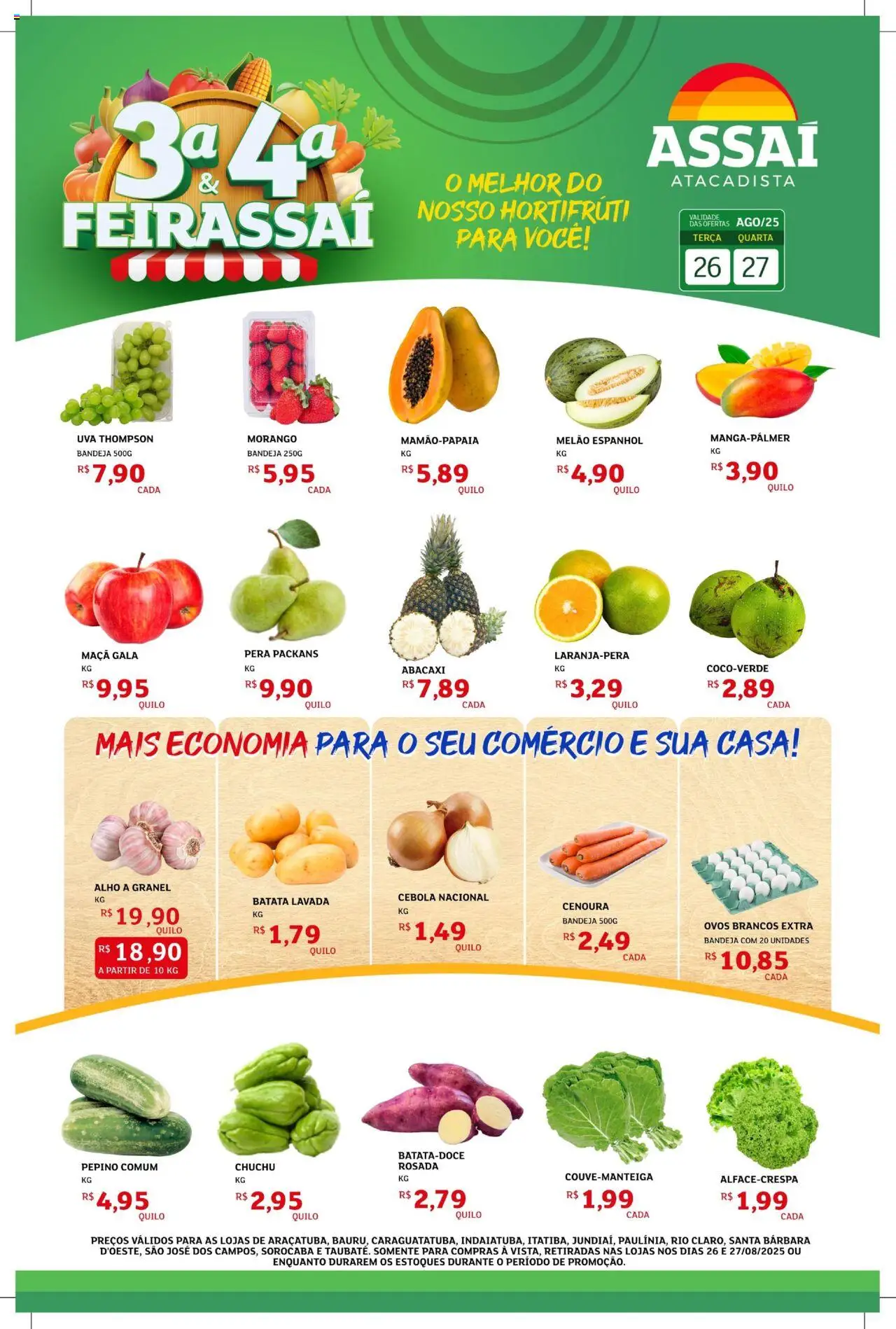 Assaí Atacadista folheto "Encarte - SP" válido a partir de 26/08/2025 - número de página 1