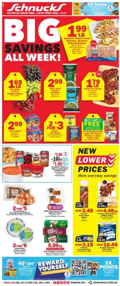Ad Preview of Schnucks Weekly Print Ad - IL from 10/29/2025
