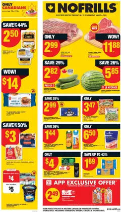 Preview of leaflet Weekly Flyer - AB from shop No Frills is valid from Jul 31, 2025