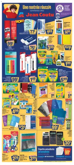 Un aperçu du dépliant Encart Scolaire du magasin Jean Coutu est valide à partir 7 août 2025