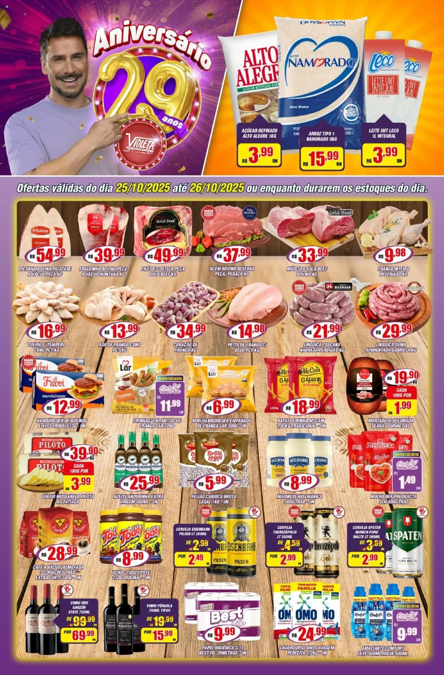 Violeta Supermercados folheto "Ofertas da semana" válido a partir de 25/10/2025 - número de página 1