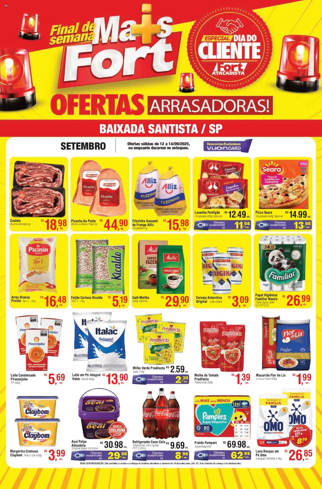 Fort Atacadista folheto "Ofertas Arrasadoras" válido a partir de 12/09/2025 - número de página 1