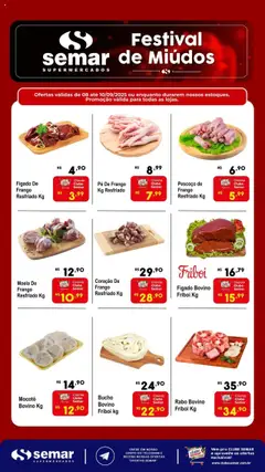 Pré-Visualização do folheto "Ofertas Festival de Miúdos" da loja Semar Supermercado válido a partir de 08/09/2025