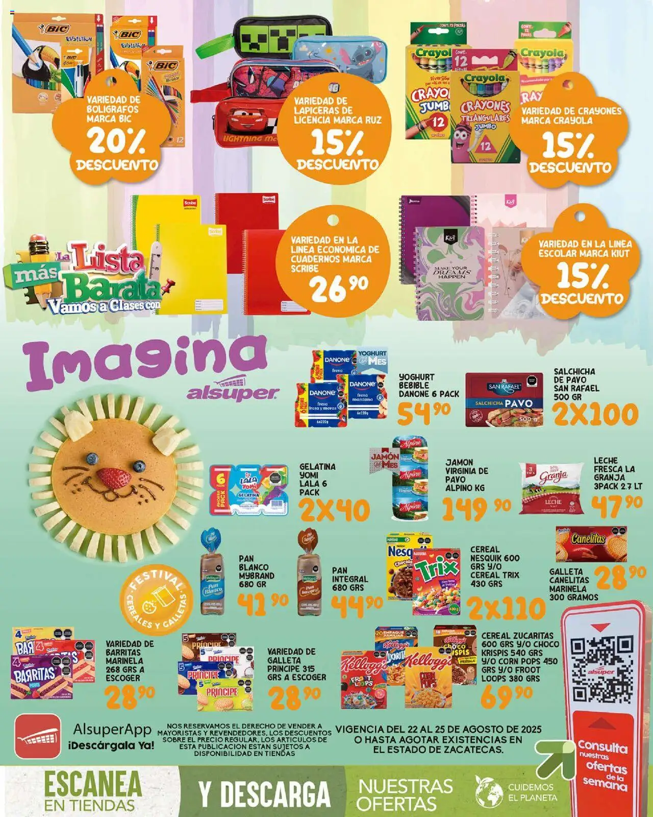 Folleto - Zacatecas Alsuper y sus promociones válidas desde el 22/08/2025 - Número de página 1