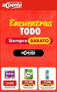 Folleto de la tienda Super Bodega aCuenta válido desde el 25.09.2025 