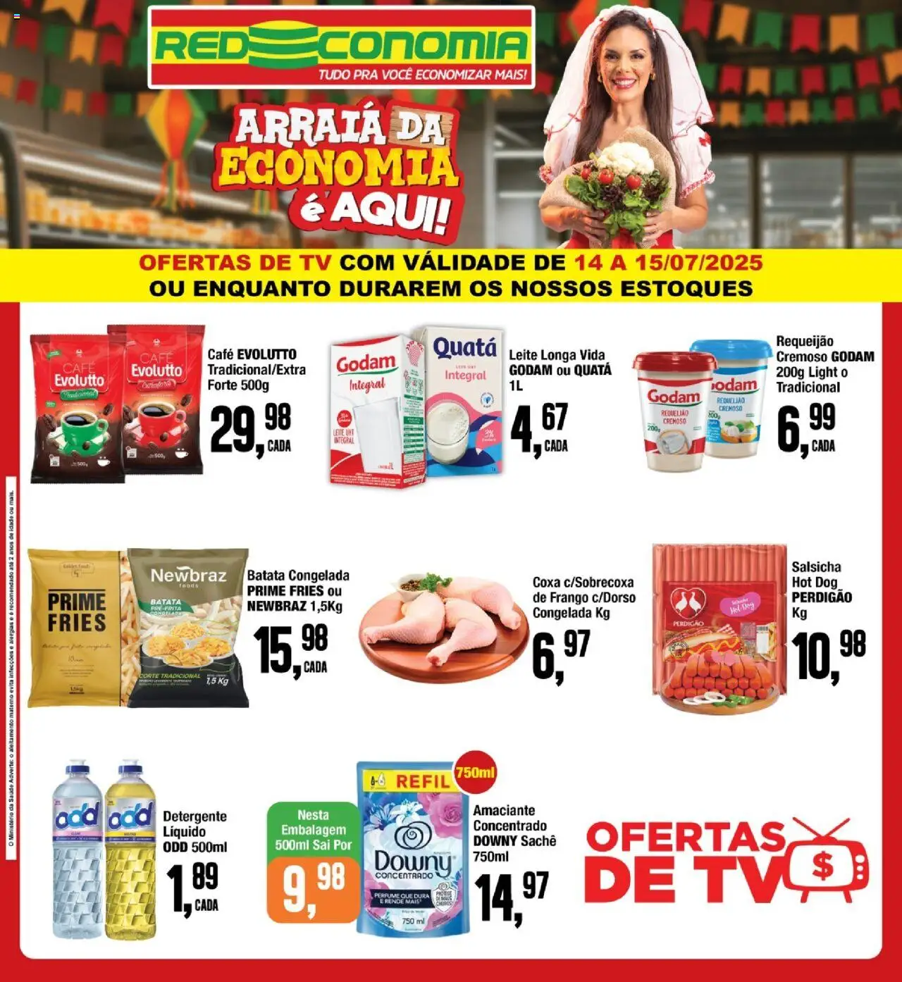 RedEconomia folheto "Encarte" válido a partir de 14/07/2025 - número de página 1