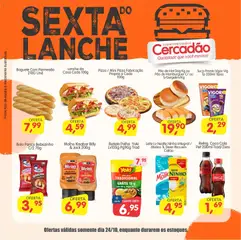 Pré-Visualização do folheto "Ofertas Sexta do Lanche" da loja Cercadão válido a partir de 24/10/2025