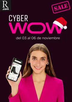 Vista previa de Cyber Wow aviso de la tienda Ripley válido desde 30/10/2025