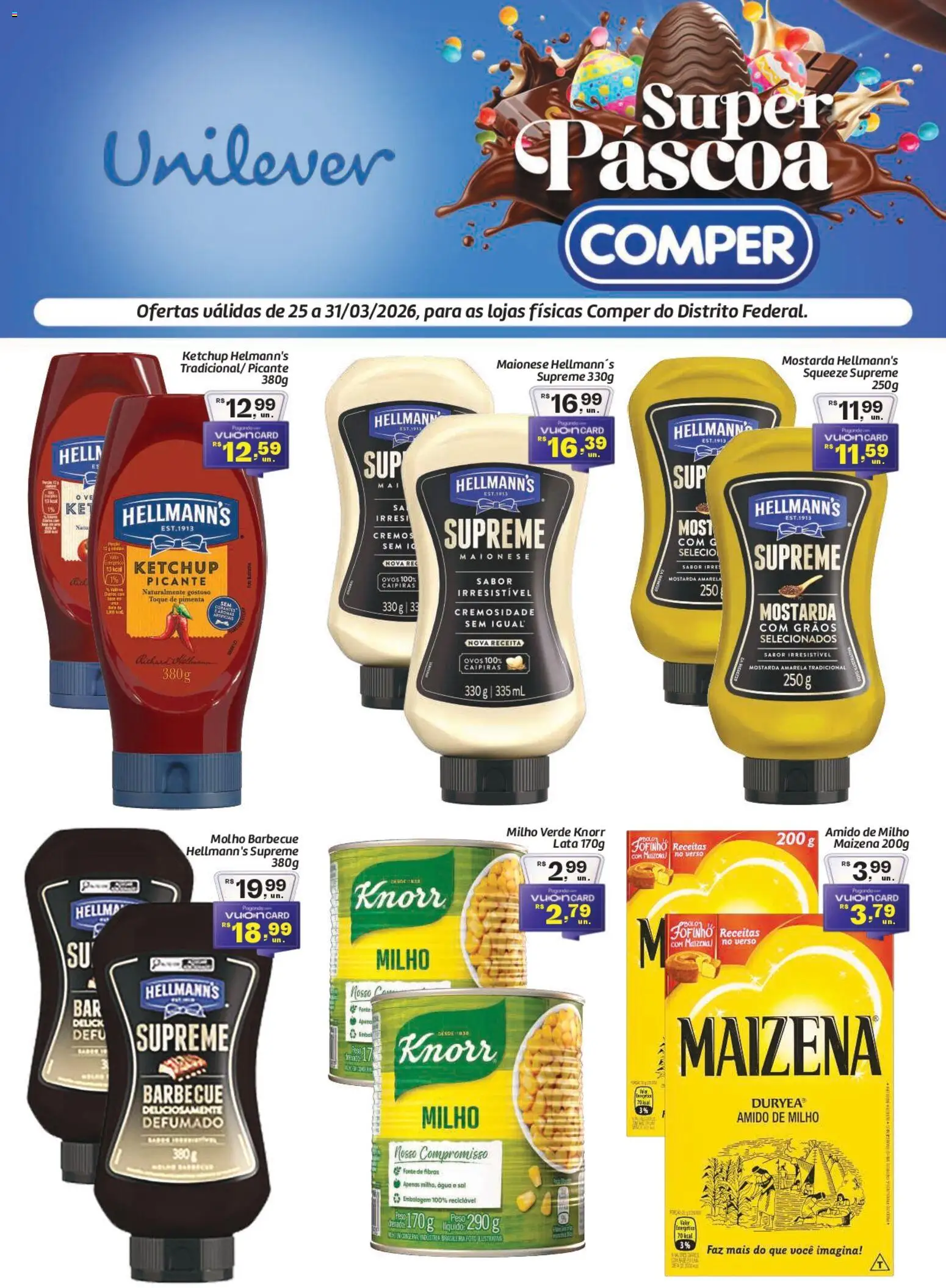 Pré-Visualização do folheto "Comper ofertas Unilever" da loja Comper válido a partir de 25/03/2026