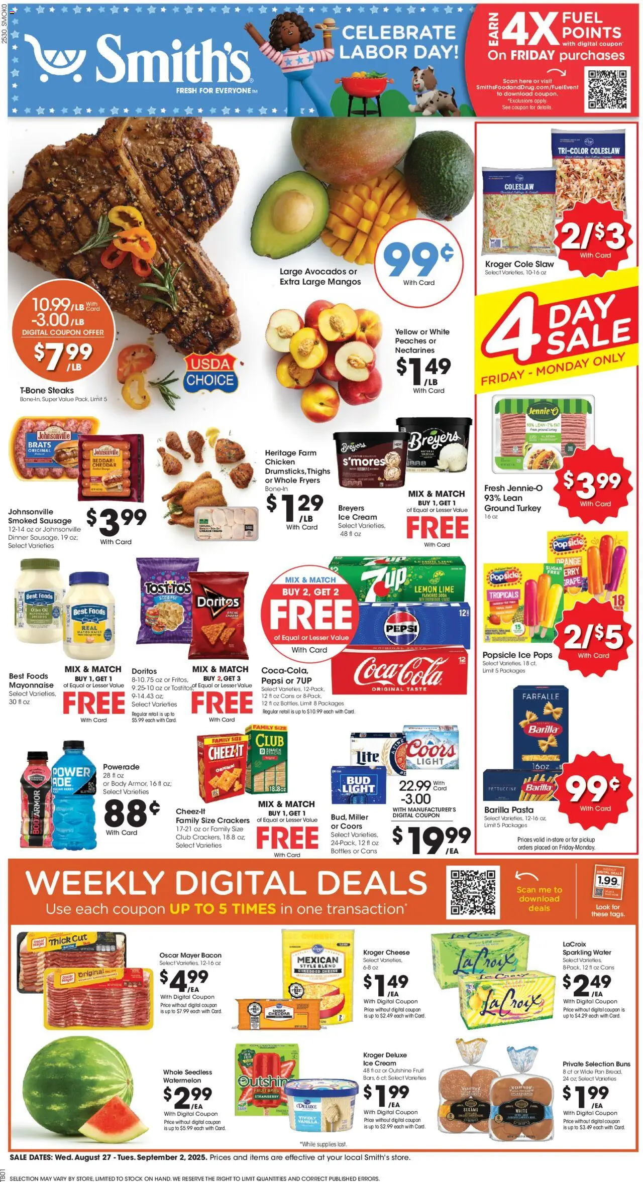 Smith's Weekly Ad - WY from 08/27/2025 - Flyer - Page number 1