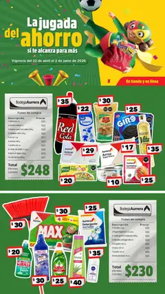 Vista previa las ofertas de la tienda Bodega Aurrerá - Bodega Aurrerá folleto desde el 22/04/2026 