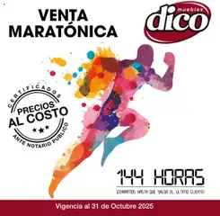 Vista previa las ofertas de la tienda Muebles Dico - Catálogo Venta Maratónica Pacifico desde el 01/01/2025 