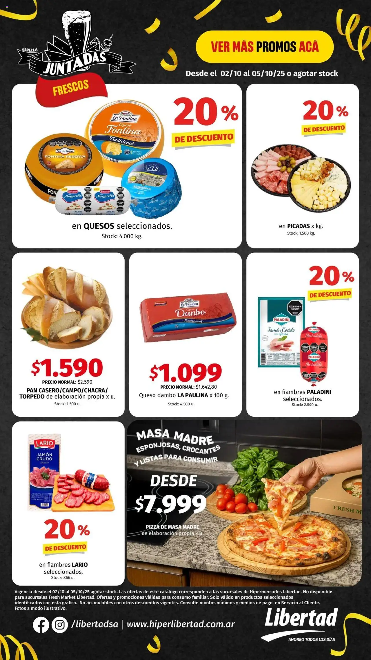 Hipermercado Libertad Juntadas del 02/10/2025 Online