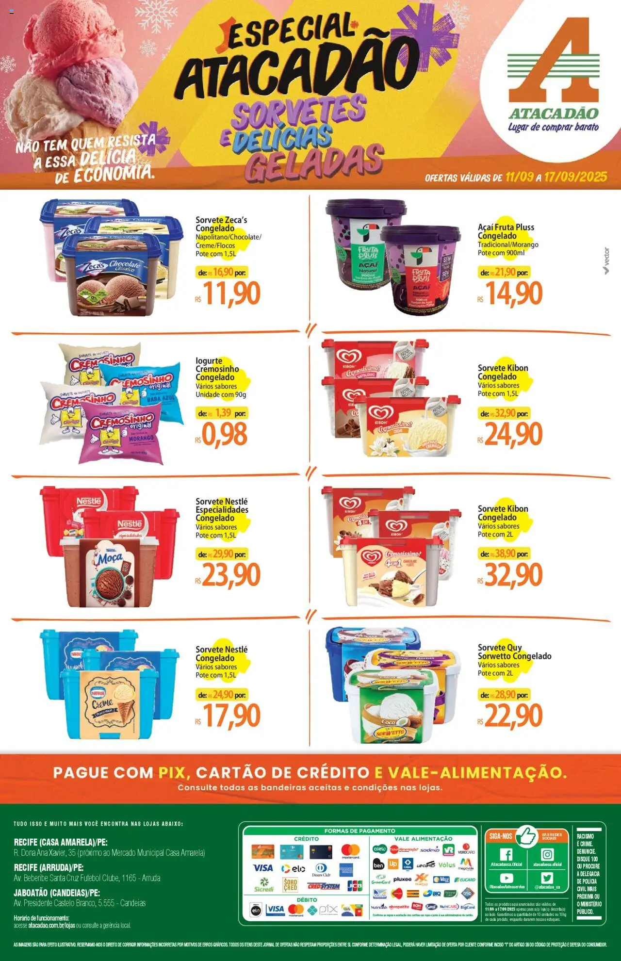 Atacadão folheto "Ofertas - PE" válido a partir de 11/09/2025 - número de página 1