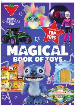 Un aperçu du dépliant Magical Book of Toys du magasin Canadian Tire est valide à partir 2 oct. 2025