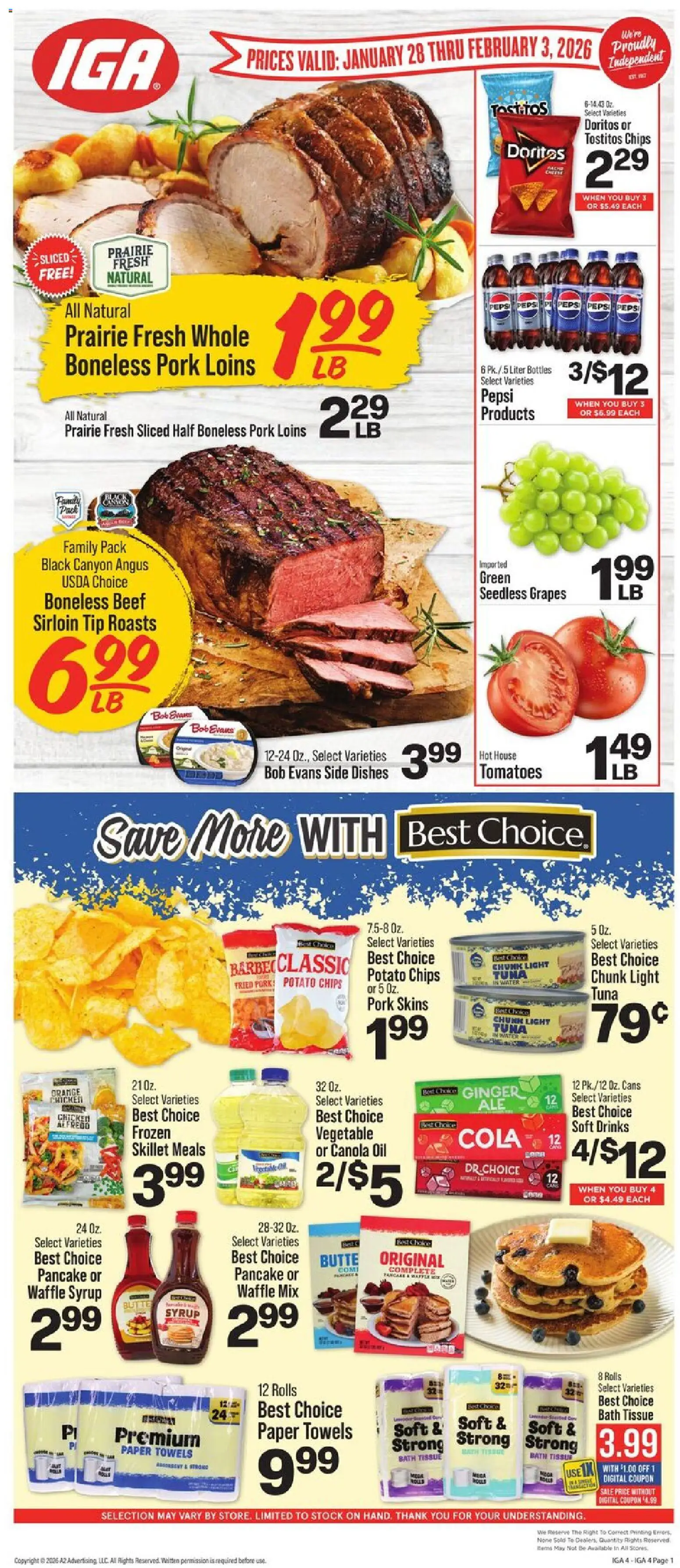 Ad Preview of IGA Weekly Ad from 01/28/2026