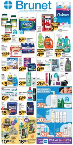 Preview of leaflet Brunet weekly flyer / circulaire from shop Brunet is valid from Mar 26, 2026