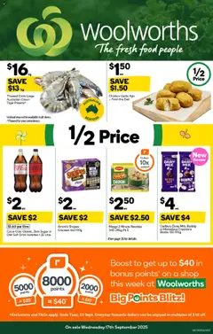 Preview of catalogue Weekly Specials Catalogue VIC from shop Woolworths valid 17/09/2025
