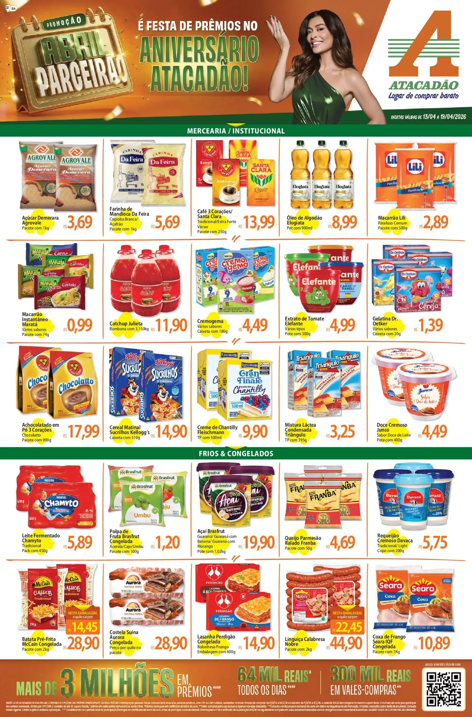 Pré-Visualização do folheto "Atacadão ofertas - BA" da loja Atacadão válido a partir de 13/04/2026