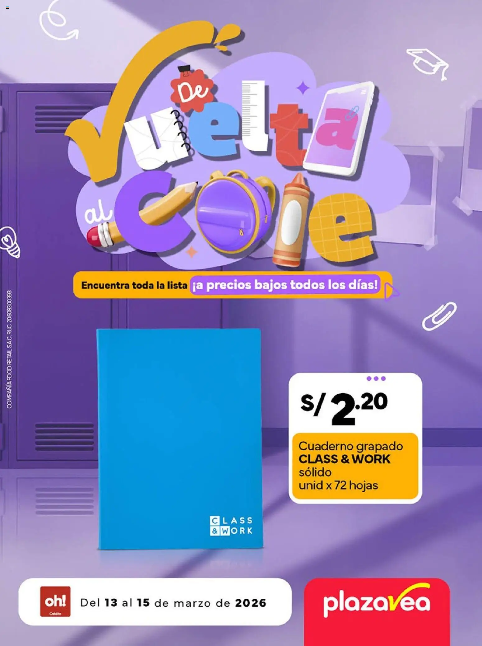 Vista previa de Plaza Vea - AVISO B2S N5 de la tienda Plaza Vea válido desde 13/03/2026