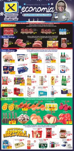 Pré-Visualização do folheto "Ofertas da semana" da loja X Supermercados válido a partir de 01/08/2025
